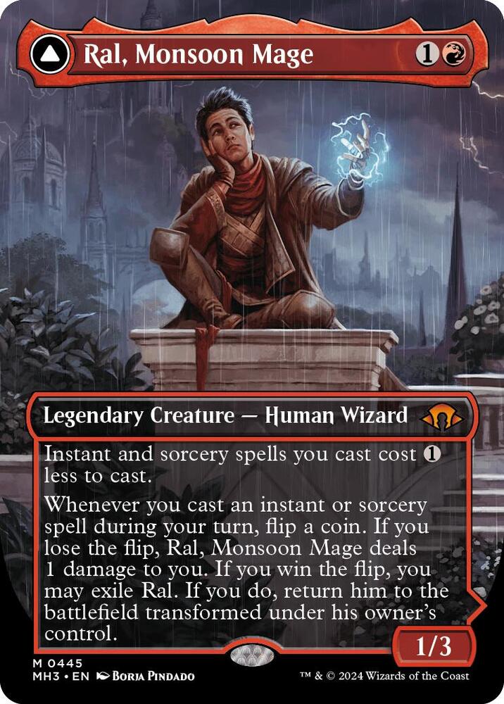 Ral, Monsoon Mage (Borderless) card image