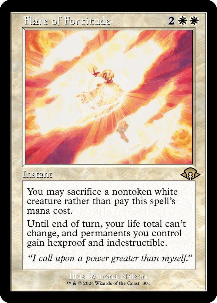 Flare of Fortitude (Retro Frame) card image