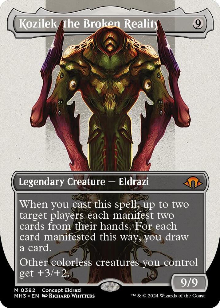 Kozilek, the Broken Reality (Borderless) card image