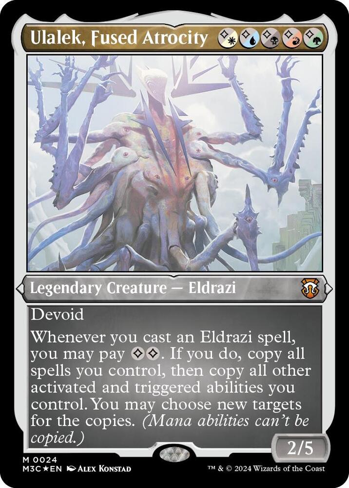 Ulalek, Fused Atrocity (Foil Etched) card image