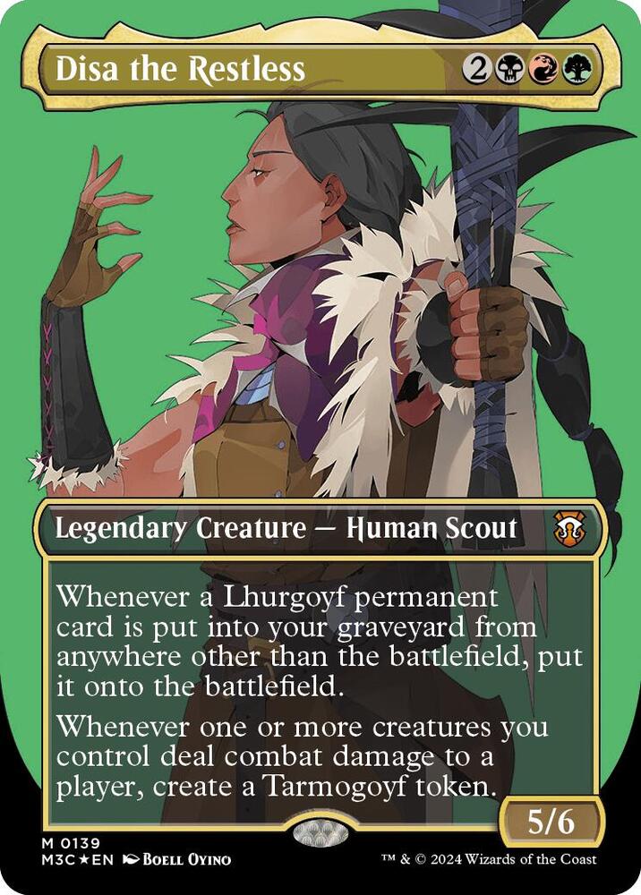 Disa the Restless (Borderless) (Ripple Foil) card image