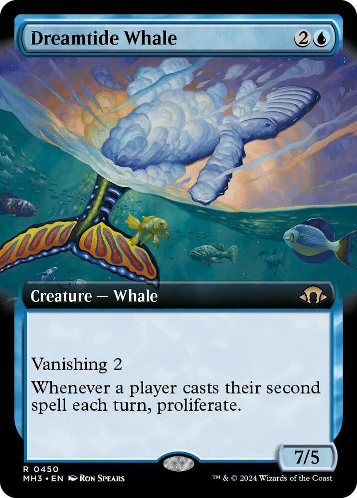 Dreamtide Whale (Extended Art) card image