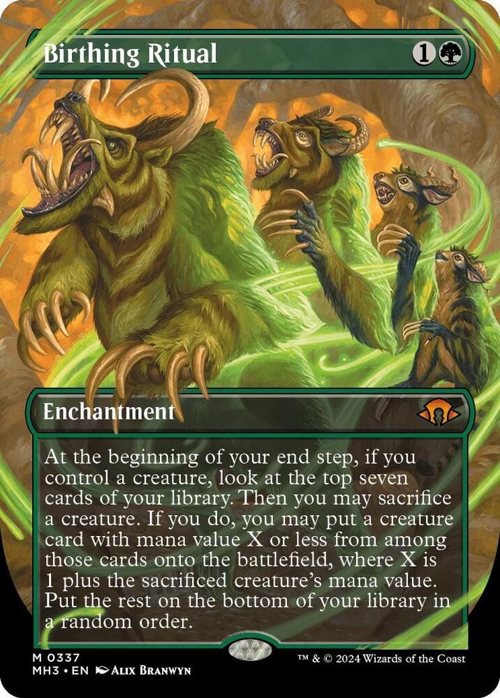 Birthing Ritual (Borderless) card image