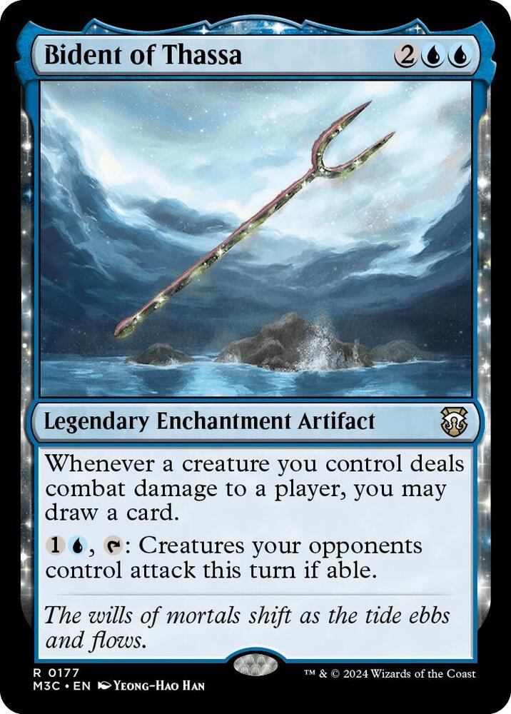 Bident of Thassa (Ripple Foil) card image