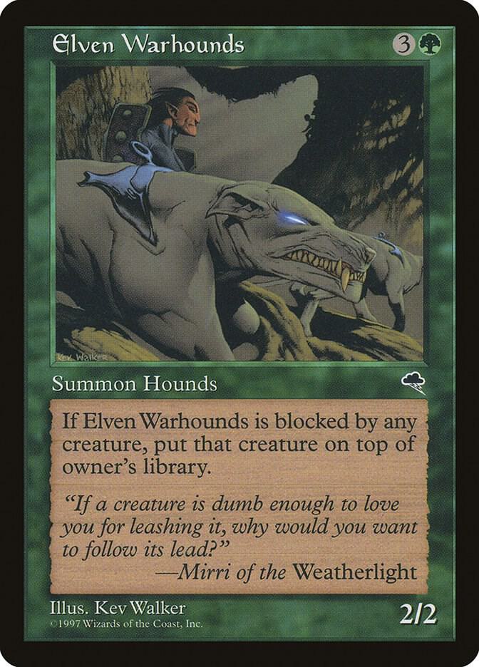Elven Warhounds card image