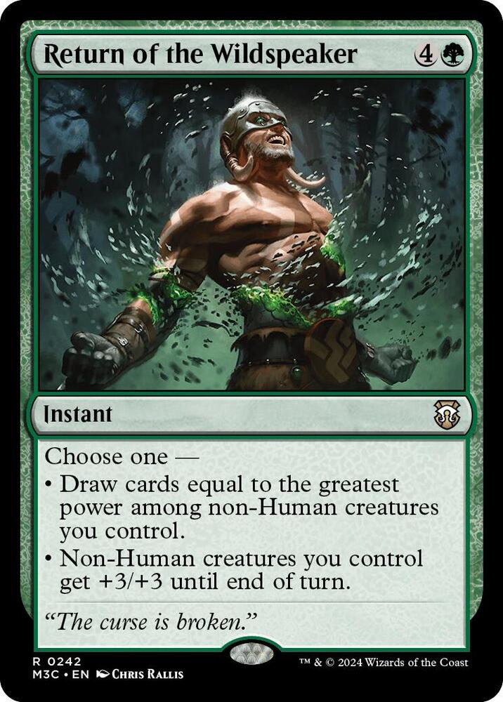 Return of the Wildspeaker (Ripple Foil) card image