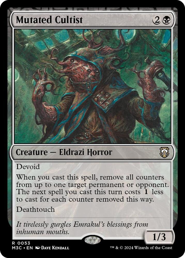 Mutated Cultist (Ripple Foil) card image
