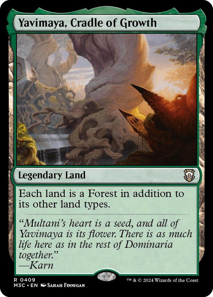 Yavimaya, Cradle of Growth (Ripple Foil) card image