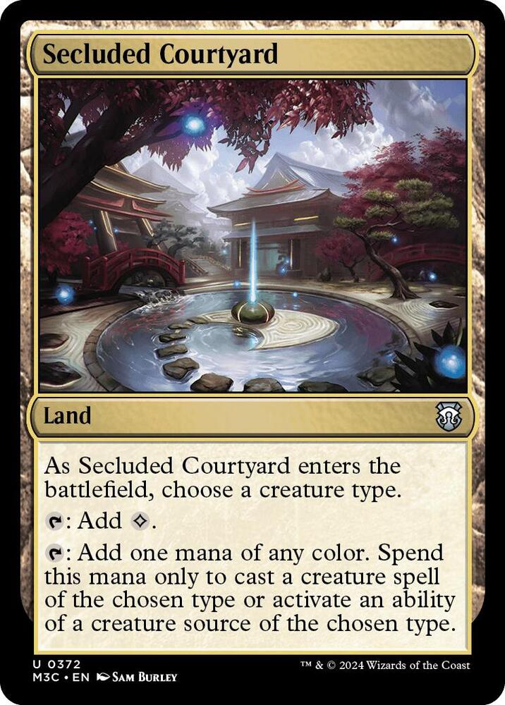 Secluded Courtyard (Ripple Foil) card image