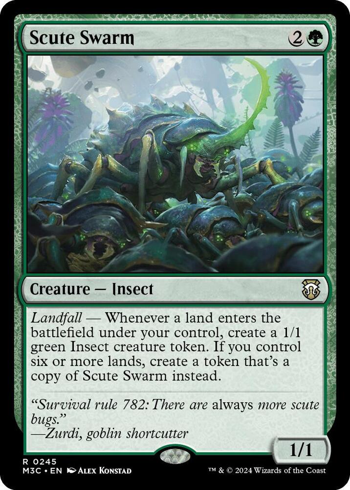Scute Swarm (Ripple Foil) card image