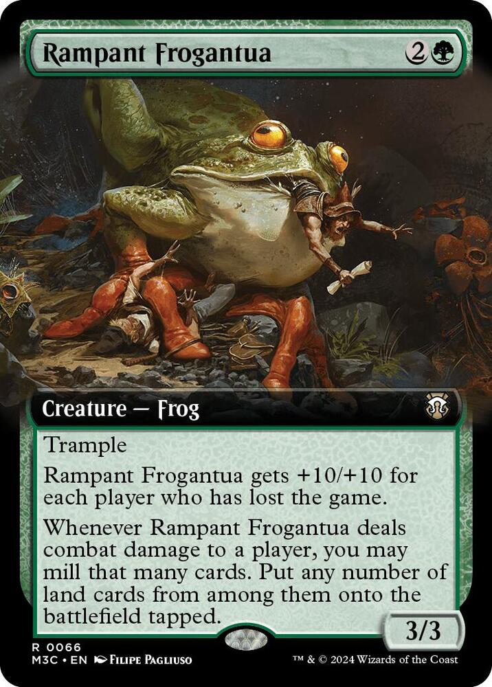 Rampant Frogantua (Extended Art) (Ripple Foil) card image