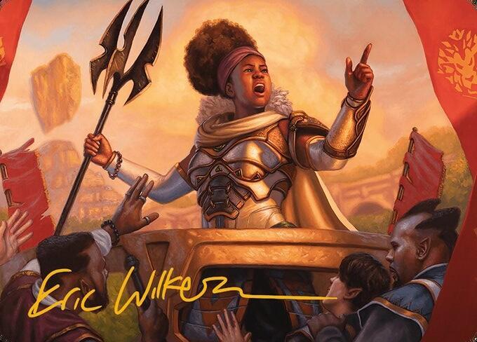 Recruiter of the Guard Art Card (Gold-Stamped Signature) card image