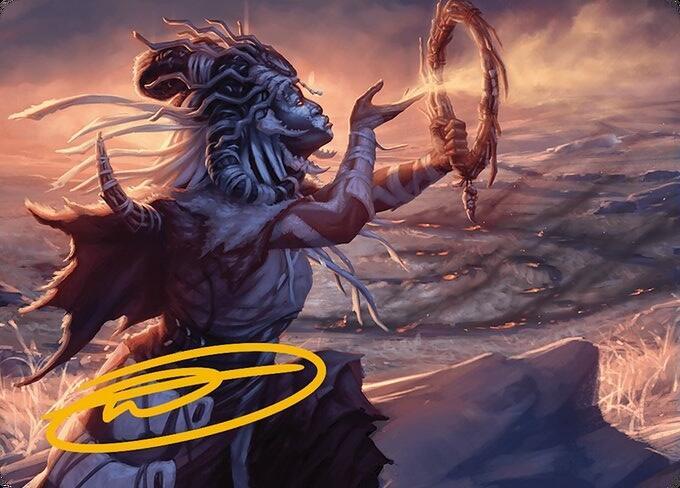Witch Enchanter Art Card (Gold-Stamped Signature) card image
