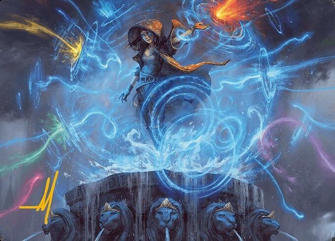 Flusterstorm Art Card (Gold-Stamped Signature) card image
