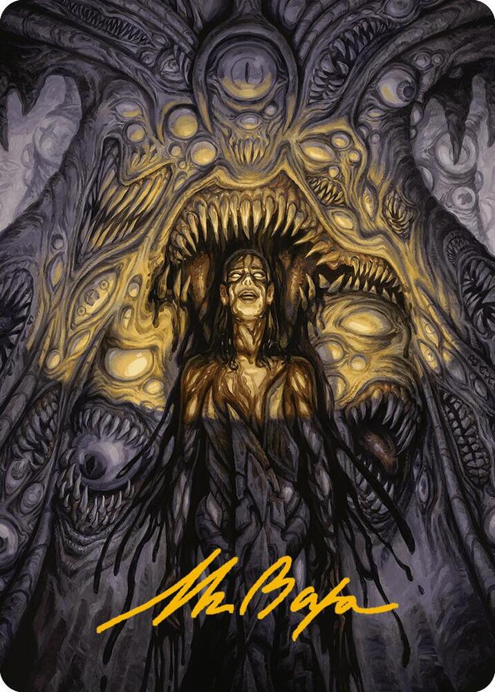 Chthonian Nightmare Art Card (Gold-Stamped Signature) card image
