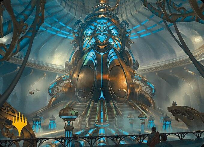 Aether Refinery Art Card (Gold-Stamped Planeswalker Symbol) card image