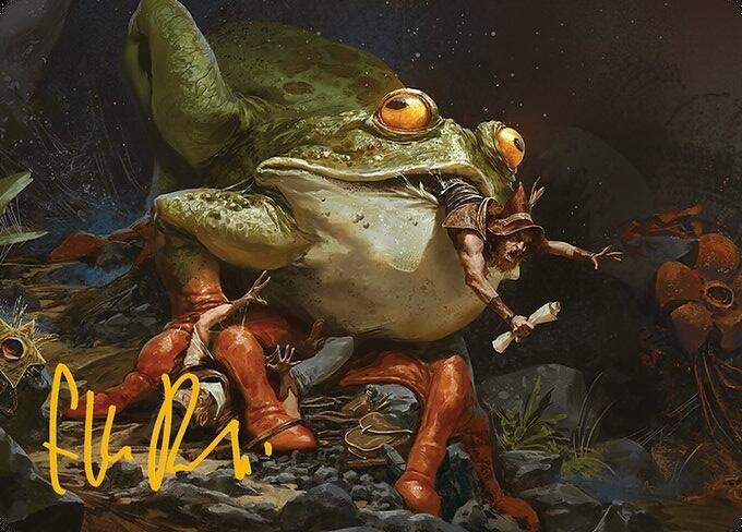 Rampant Frogantua Art Card (Gold-Stamped Signature) card image