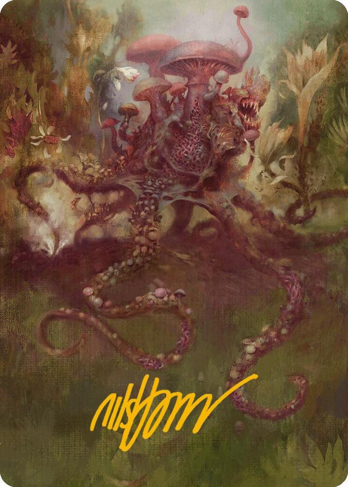 Sowing Mycospawn Art Card (Gold-Stamped Signature) card image