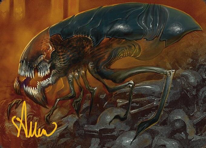 Cranial Ram Art Card (Gold-Stamped Signature) card image