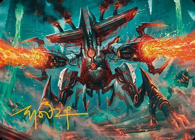 Exterminator Magmarch Art Card (Gold-Stamped Signature) card image