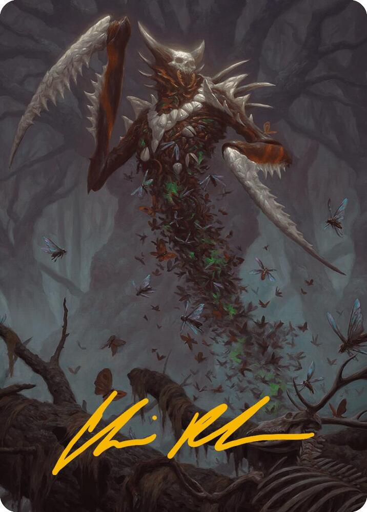 Grist, the Plague Swarm Art Card (Gold-Stamped Signature) card image