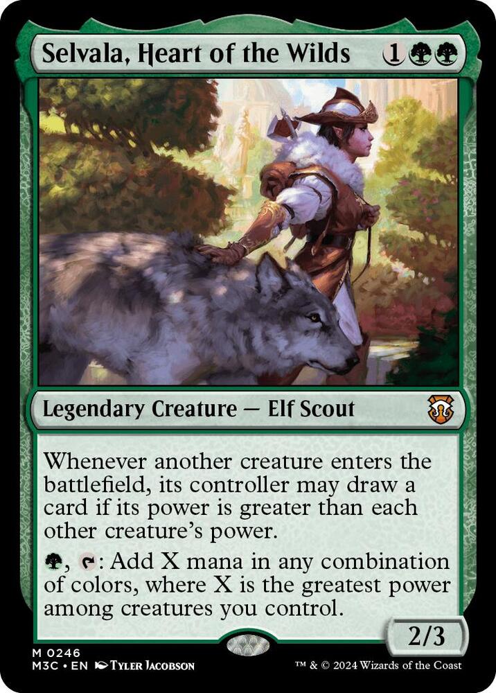 Selvala, Heart of the Wilds (Ripple Foil) card image