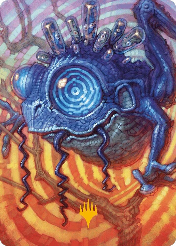 Psychic Frog Art Card (Gold-Stamped Planeswalker Symbol) card image
