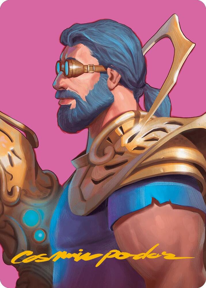 Satya, Aetherflux Genius Art Card (Gold-Stamped Signature) card image