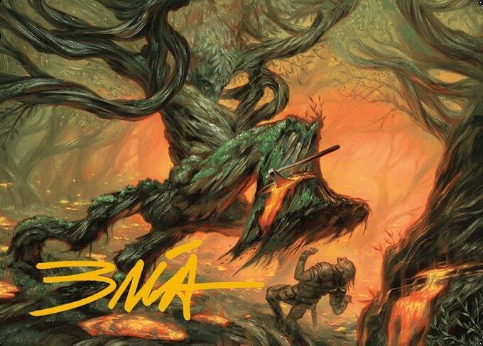 Stump Stomp Art Card (Gold-Stamped Signature) card image