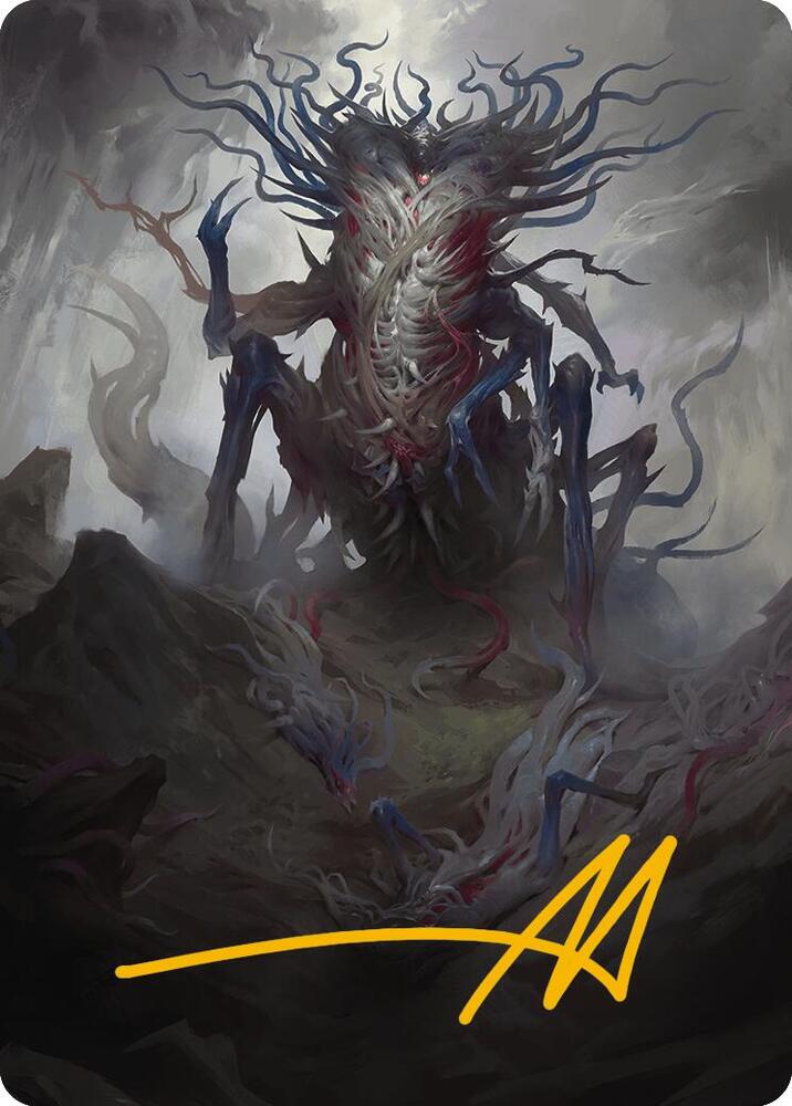 Azlask, the Swelling Scourge Art Card (Gold-Stamped Signature) card image
