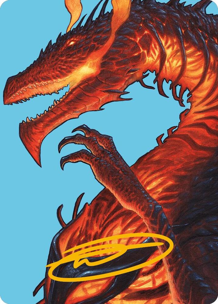 Herigast, Erupting Nullkite Art Card (Gold-Stamped Signature) card image