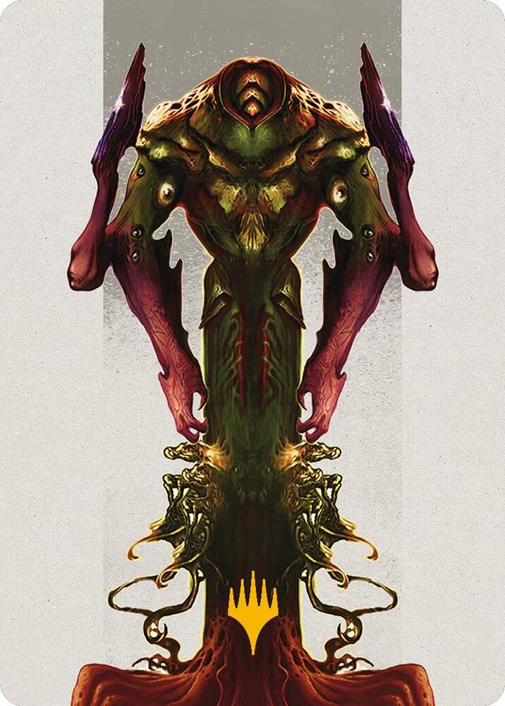 Kozilek, the Broken Reality Art Card (Gold-Stamped Planeswalker Symbol) card image