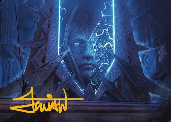 Stone Idol Generator Art Card (Gold-Stamped Signature) card image