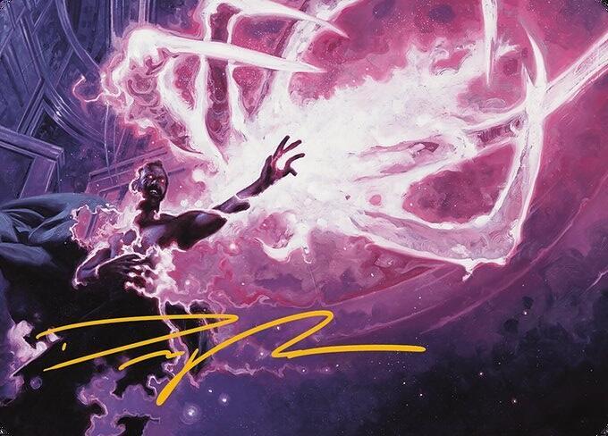 Flare of Malice Art Card (Gold-Stamped Signature) card image