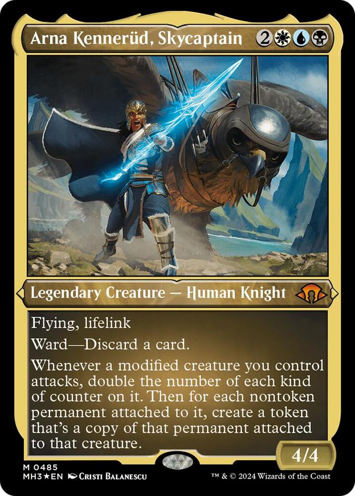 Arna Kennerud, Skycaptain (Foil Etched) card image