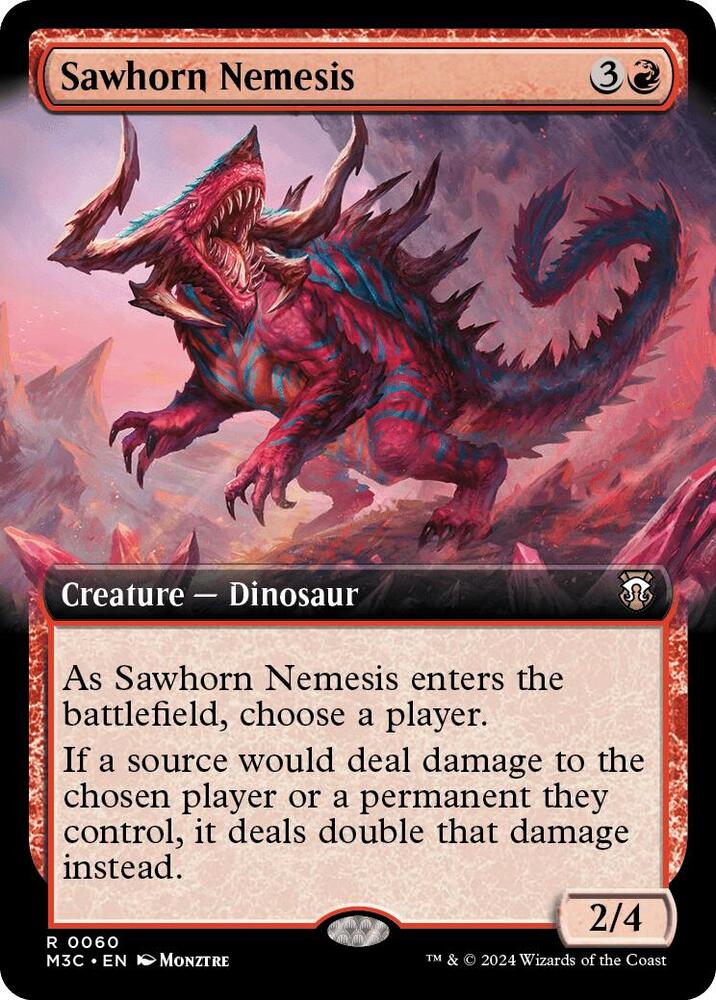 Sawhorn Nemesis (Extended Art) (Ripple Foil) card image
