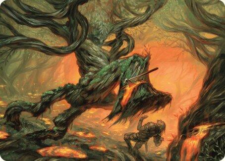 Stump Stomp Art Card card image