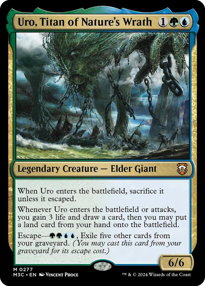 Uro, Titan of Nature's Wrath (Ripple Foil) card image