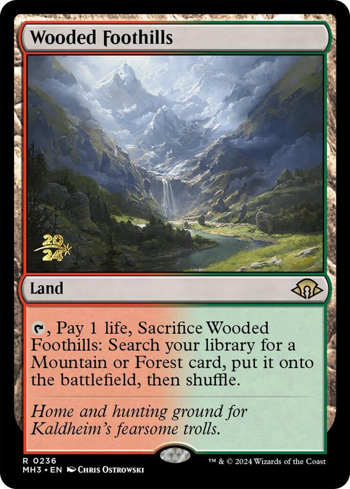 Wooded Foothills card image