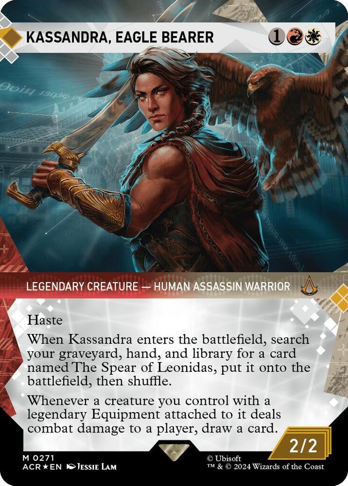 Kassandra, Eagle Bearer (Showcase) (Textured Foil) card image