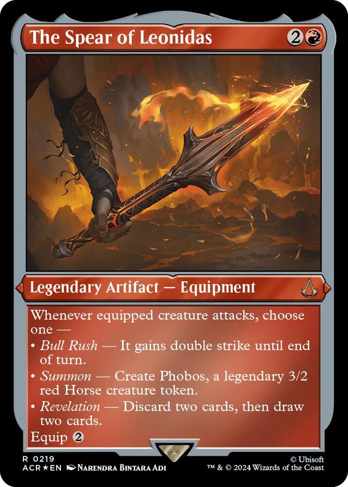 The Spear of Leonidas (Foil Etched) card image