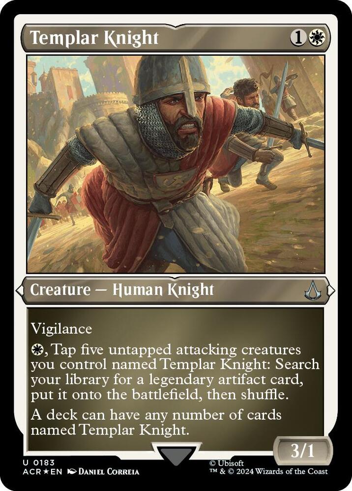 Templar Knight (Foil Etched) card image