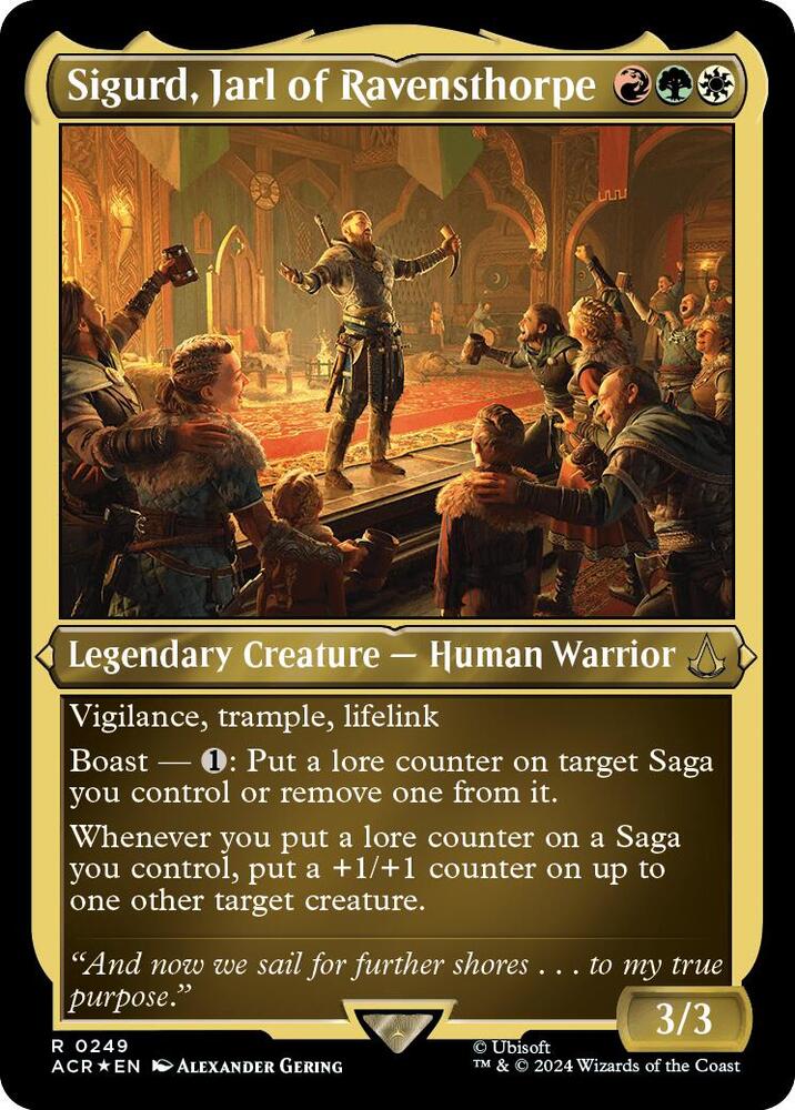 Sigurd, Jarl of Ravensthorpe (Foil Etched) card image