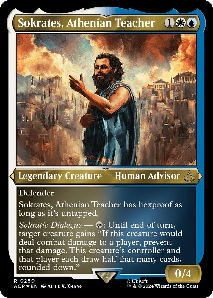 Sokrates, Athenian Teacher (Foil Etched) card image