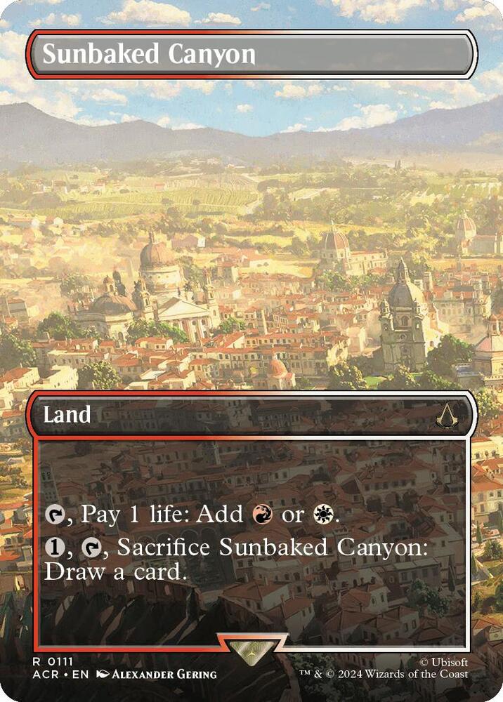 Sunbaked Canyon (Borderless) card image