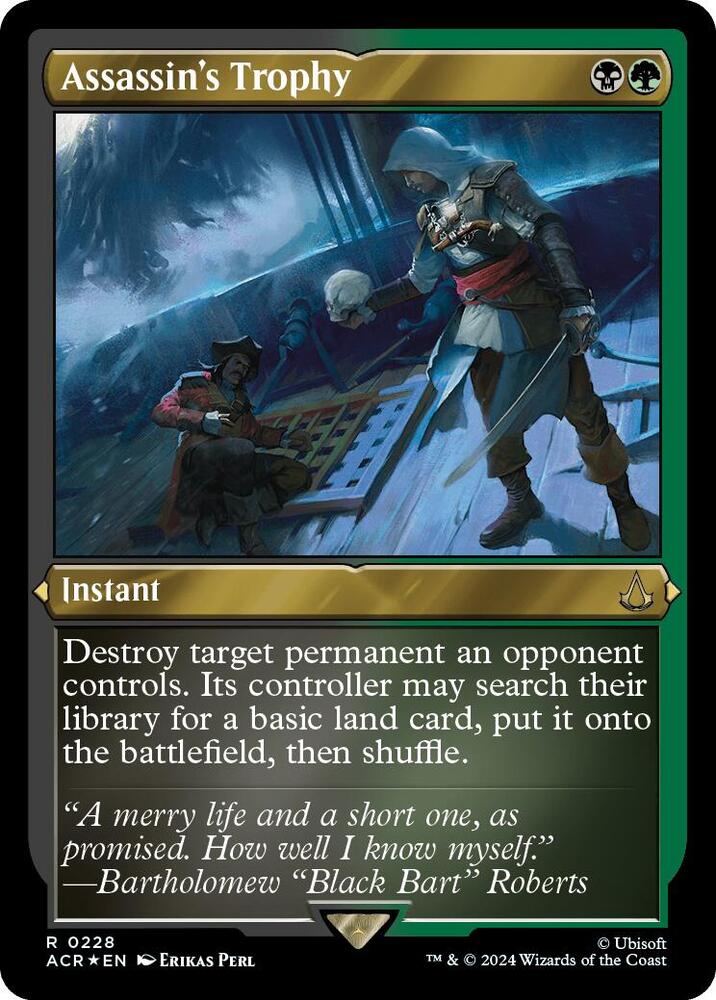 Assassin's Trophy (Foil Etched) card image
