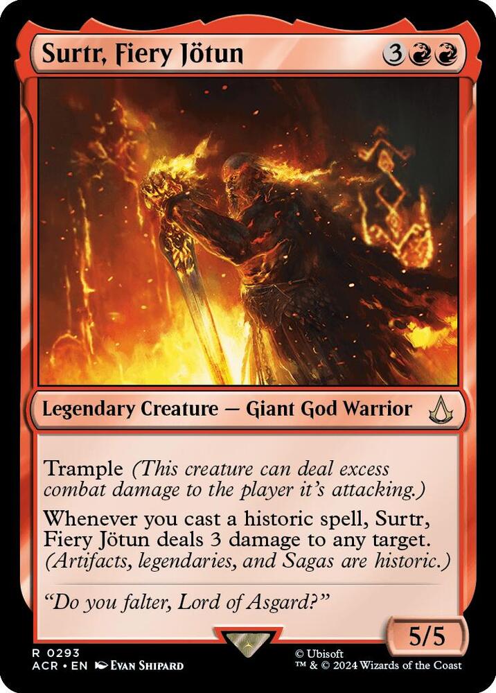 Surtr, Fiery Jötun card image