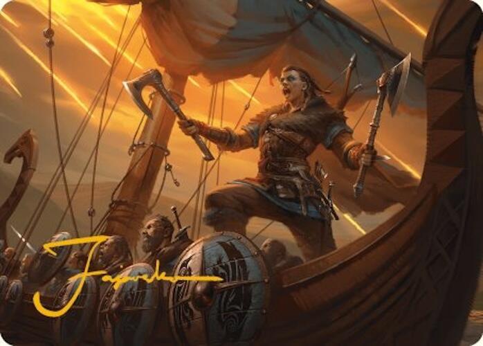 Eivor, Battle-Ready Art Card (Gold-Stamped Signature) card image