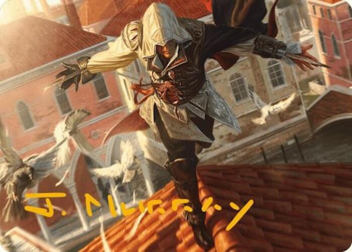 Ezio, Blade of Vengeance Art Card (Gold-Stamped Signature) card image
