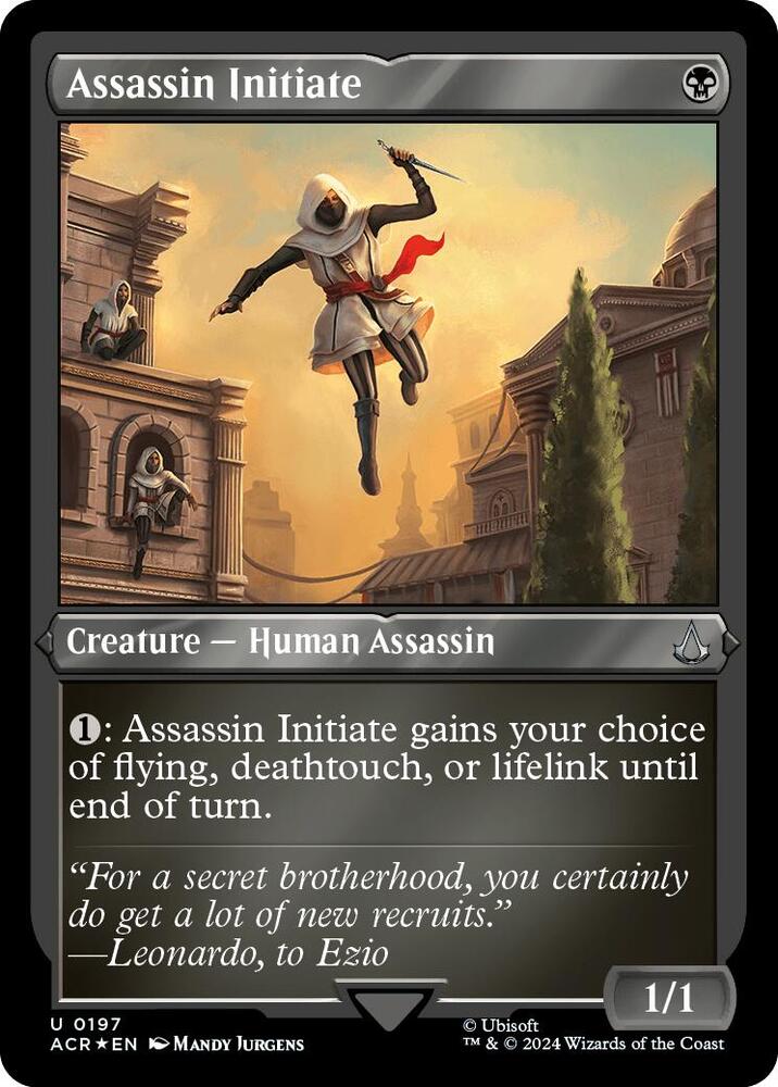 Assassin Initiate (Foil Etched) card image